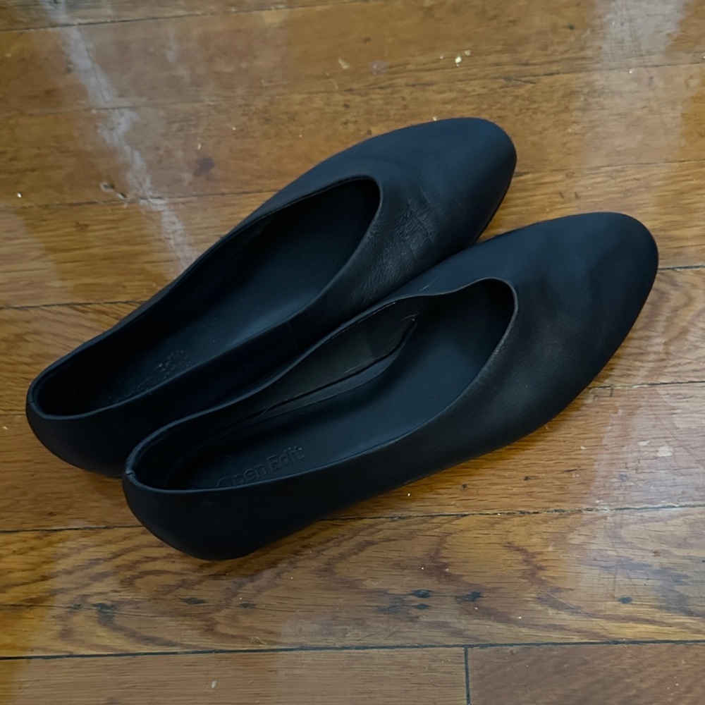 Black Women's Flats - Open Edit - Size 7